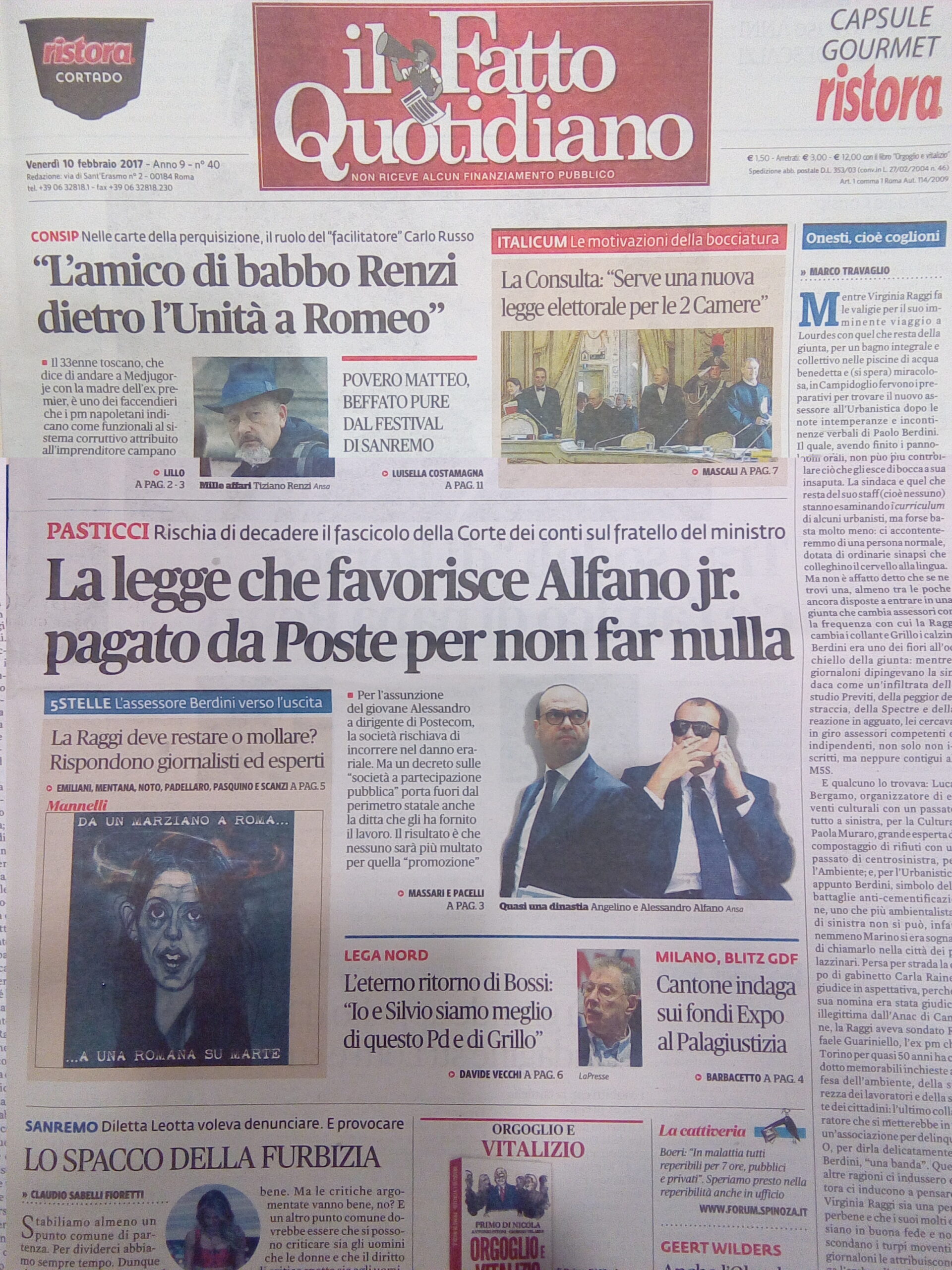 ECCO A CHI VANNO I SACRIFICI DEI POSTALI !!!!!! ECCO A CHI VANNO I SACRIFICI DEI POSTALI !!!!!!