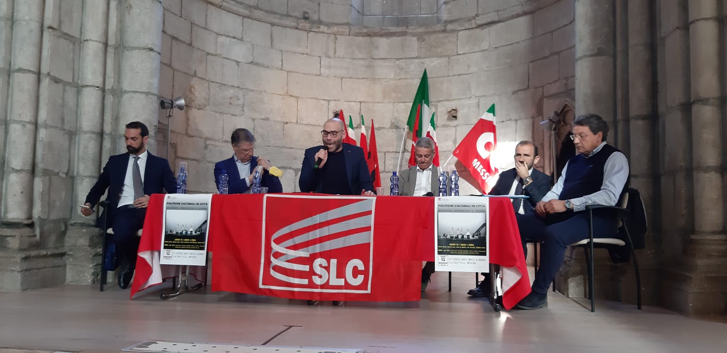 I CANDIDATI SINDACO DI MESSINA INCONTRANO SLC-CGIL