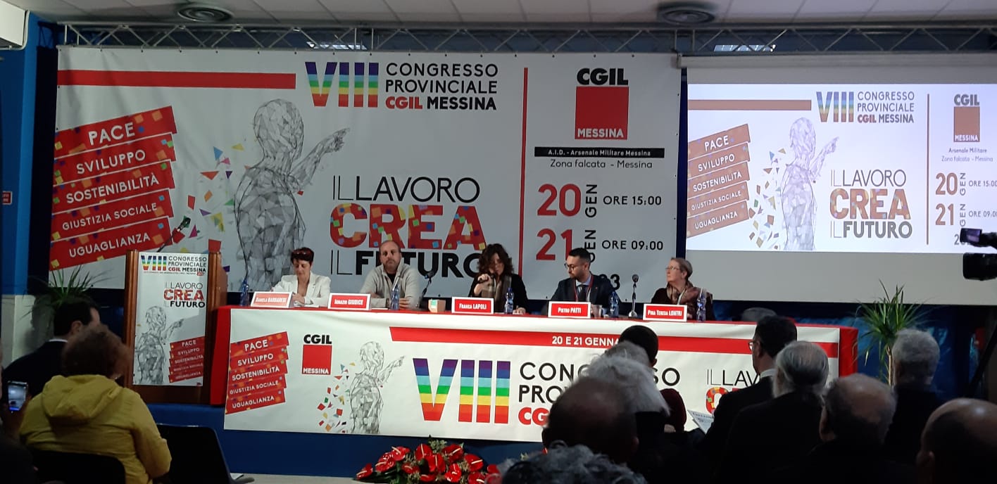 VIII CONGRESSO PROVINCIALE CGIL MESSINA